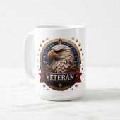 Mug The United States Military Bold Eagle "Retired" (Devant gauche)
