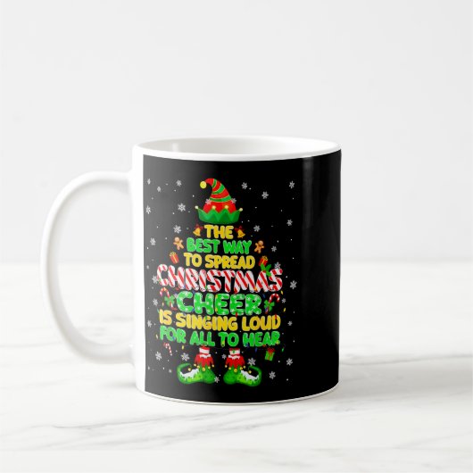 Mug The Way To Spread Christmas Elf Xmas Boys Mens Kid (Gauche)