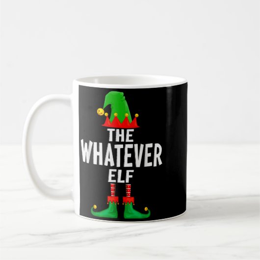 Mug The Whatever Elf Matching Family Christmas (Gauche)