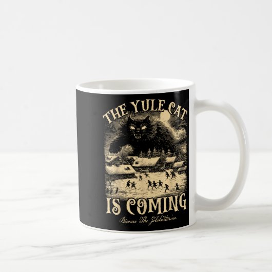 Mug The Yule Cat Is Coming Gothic Christmas Winter Sol (Droite)