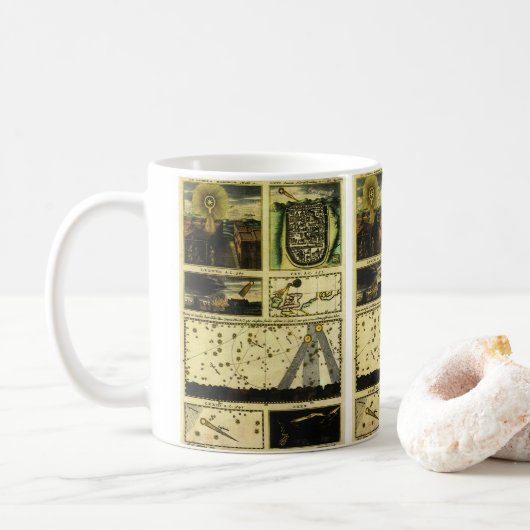Mug Théâtre Cometicum Comets par Stanislaw Lubieniecki (Avec donut)