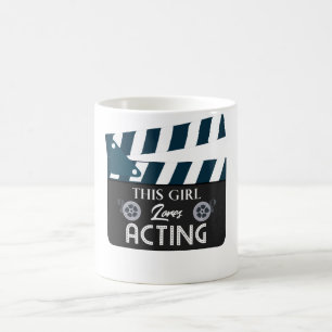 Mug théâtre d'actrice pour la fille qui aime la tass