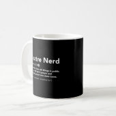 Mug Théâtre Définition Nerd Théâtre musical (Devant gauche)