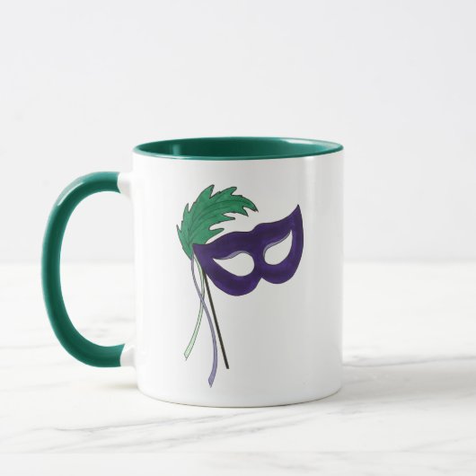 Mug Théâtre dramatique personnalisé Enseignant Masquer (Gauche)