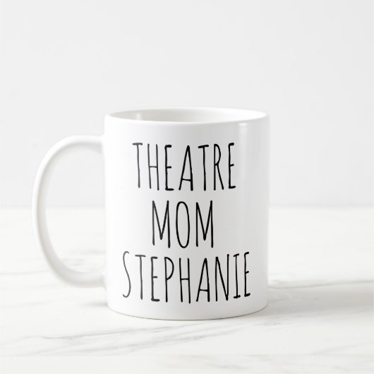 Mug Théâtre Maman Moderne Personnalisé (Gauche)