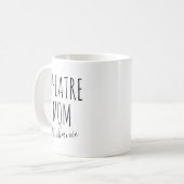 Mug Théâtre Maman Nom personnalisé Fun Théâtre Stage (Devant gauche)