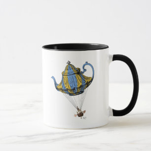 Mug Théière 3 de vol bleue et jaune