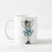 Mug Théière Fée Ange Sarcelle (Gauche)