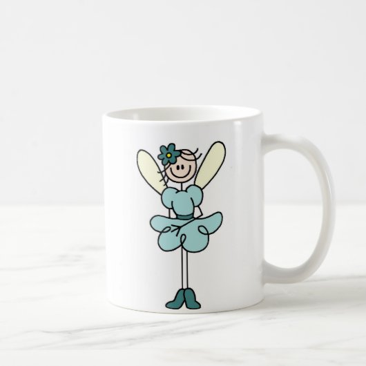 Mug Théière Fée Ange Sarcelle (Droite)