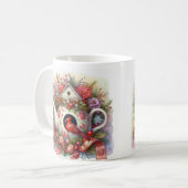 Mug Théière Maison pour oiseaux Cardinal 2 (Devant gauche)