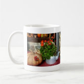 Mug Théière remplie de géraniums (Gauche)