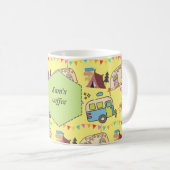Mug Thème Camping Rétro (Devant droit)