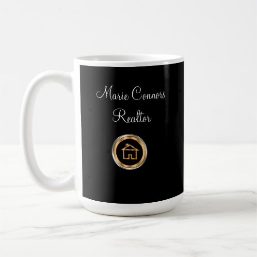 Mug Thème chic d'agent immobilier (Gauche)