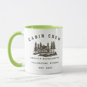 Mug Thème de camp de week-end de fête de bachelorette