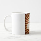 Mug Thème de carnaval de talon de billet à l'ancienne (Gauche)