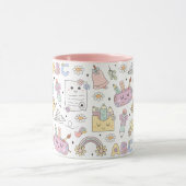 Mug Thème de conception d'école Groovy (Centre)