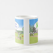 Mug Thème de cricket Not Out 50. 50e anniversaire (Centre)