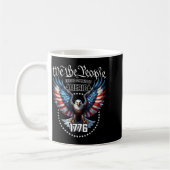 Mug Thème de drapeau américain patriotique de l'aigle (Gauche)