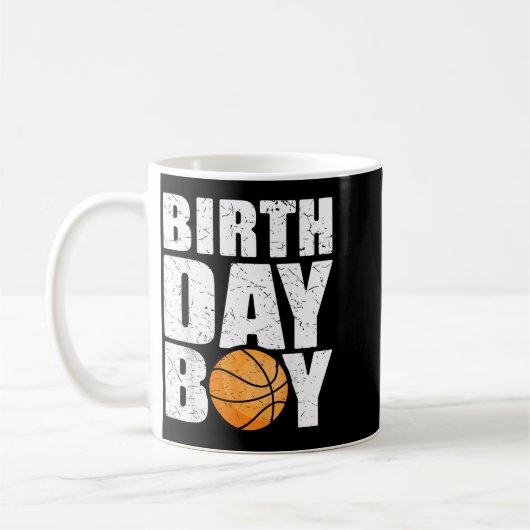 Mug Thème de fête d'anniversaire de baseball pour garç (Gauche)