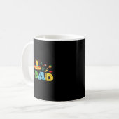 Mug Thème de fête d'anniversaire de fiesta mexicaine d (Devant gauche)