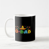 Mug Thème de fête d'anniversaire de fiesta mexicaine d (Gauche)