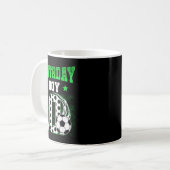 Mug Thème de fête drôle de 10e anniversaire garçon foo (Devant gauche)