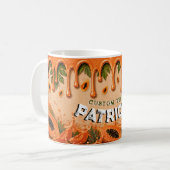 Mug Thème de fruit papaye pour soirée tropicale rétro (Devant gauche)