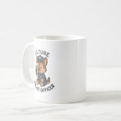 Mug Thème de futur policier de chien mignon (Devant gauche)