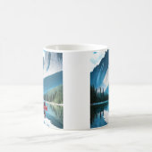Mug Thème de Kayak en couple (Centre)