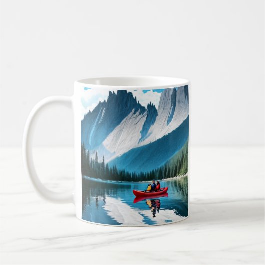 Mug Thème de Kayak en couple (Gauche)