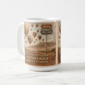Mug Thème de la fête des ballons d'Albuquerque pour le (Devant gauche)