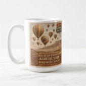 Mug Thème de la fête des ballons d'Albuquerque pour le (Gauche)
