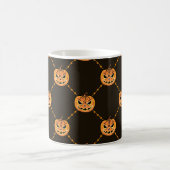 Mug Thème de la fête d'Halloween citrouille. (Centre)