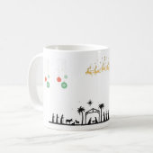 Mug Thème de la nativité de Noël Musique (Devant gauche)