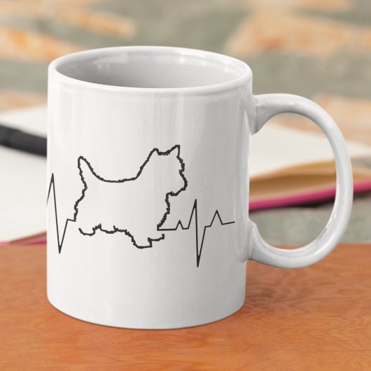 Mug Thème de la Saint Valentin Yorkshire Terrier Amour