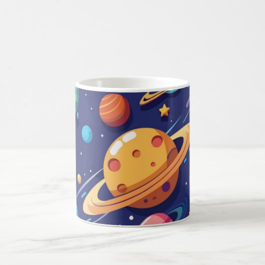 Mug Thème de l'espace et des planètes (Centre)