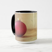 Mug Thème de Noël avec balle de Noël (Devant gauche)