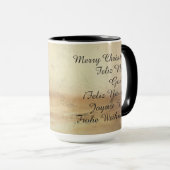 Mug Thème de Noël avec boule de Noël (Devant droit)
