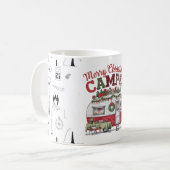Mug Thème de Noël du camping (Devant gauche)