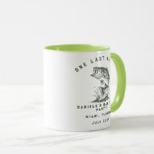 Mug Thème de pêche Fête de bachelor sur mesure (Devant droit)