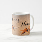 Mug Thème de plage Maid of Honor Cadeau Café mug, Coup (Devant droit)