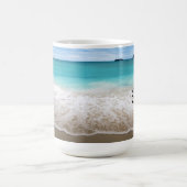 Mug Thème de plage personnalisé (Centre)