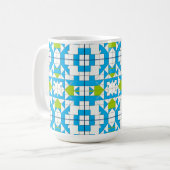 Mug Thème de puzzle entrelacé pour le quotidien (Devant gauche)