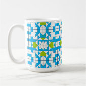 Mug Thème de puzzle entrelacé pour le quotidien (Gauche)