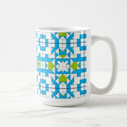 Mug Thème de puzzle entrelacé pour le quotidien (Droite)