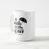 Mug Thème de vacances d'été (Devant gauche)