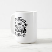 Mug Thème de vacances d'été (Devant gauche)