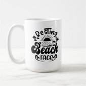 Mug Thème de vacances d'été (Gauche)