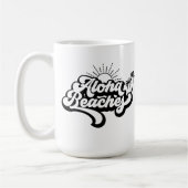 Mug Thème de vacances d'été (Gauche)