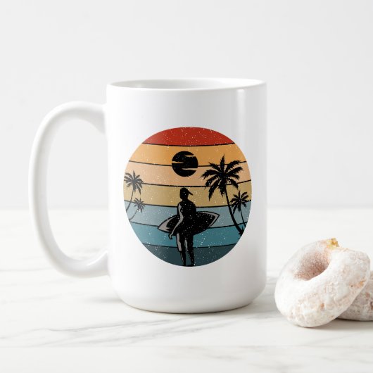Mug Thème de vacances d'été (Avec donut)